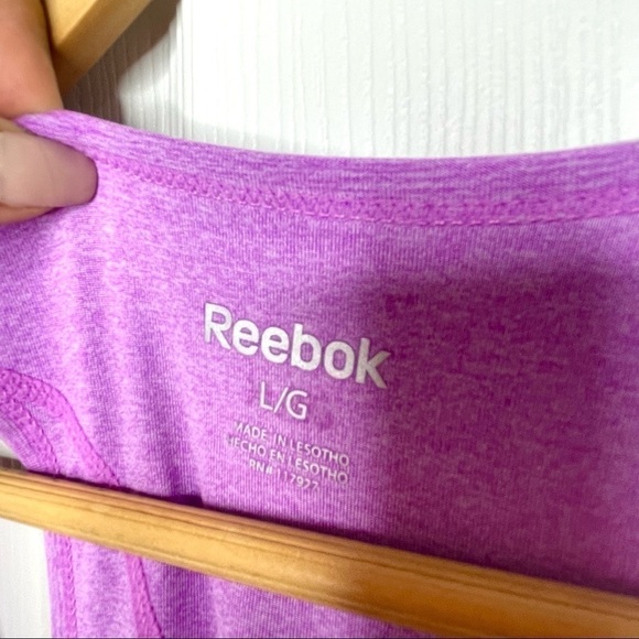 REEBOK NWOT Bright Purple Workout Racerback Tank Top - Picture 5 of 7